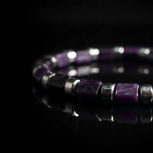 Sugilite & Meteorite Bracelet
