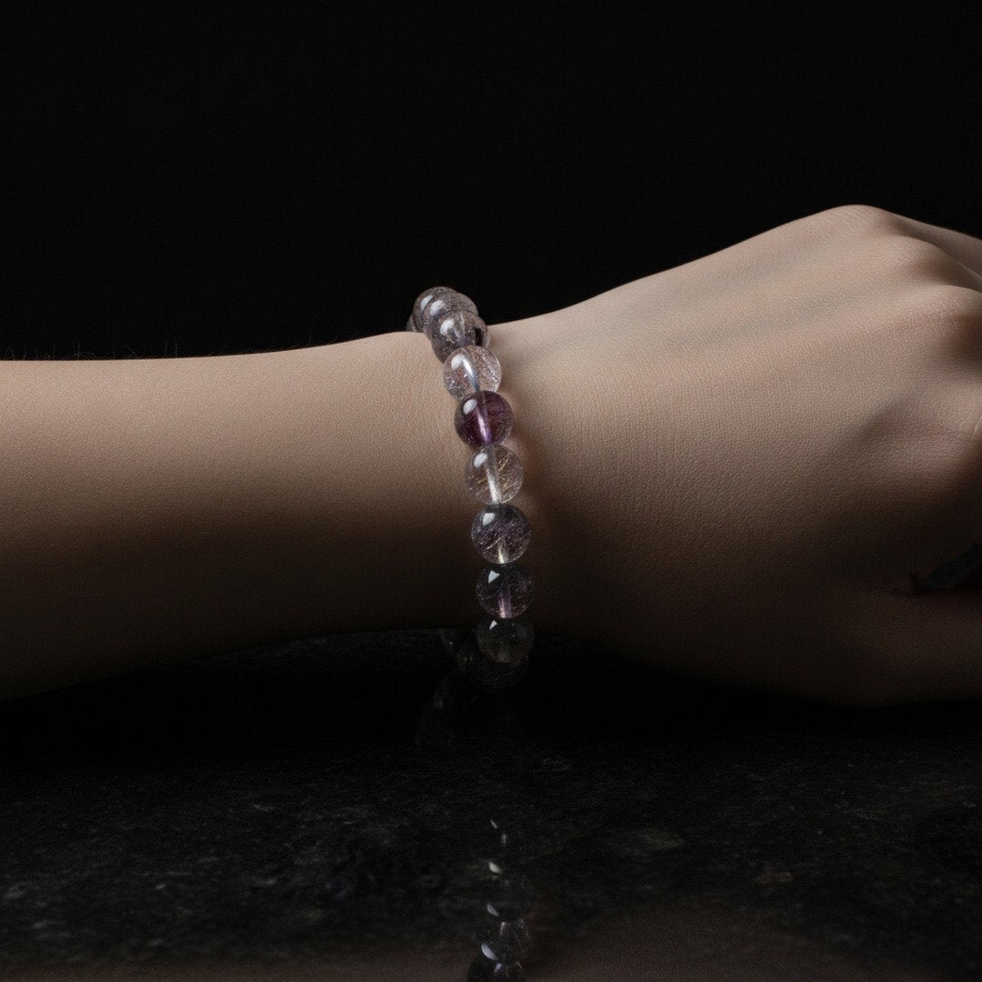 Grey Melody Stone Energy Bracelet