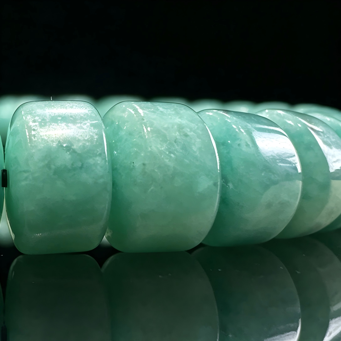 Amazonite & Meteorite Bracelet