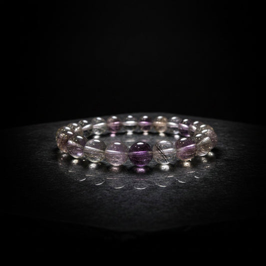 Grey Melody Stone Energy Bracelet