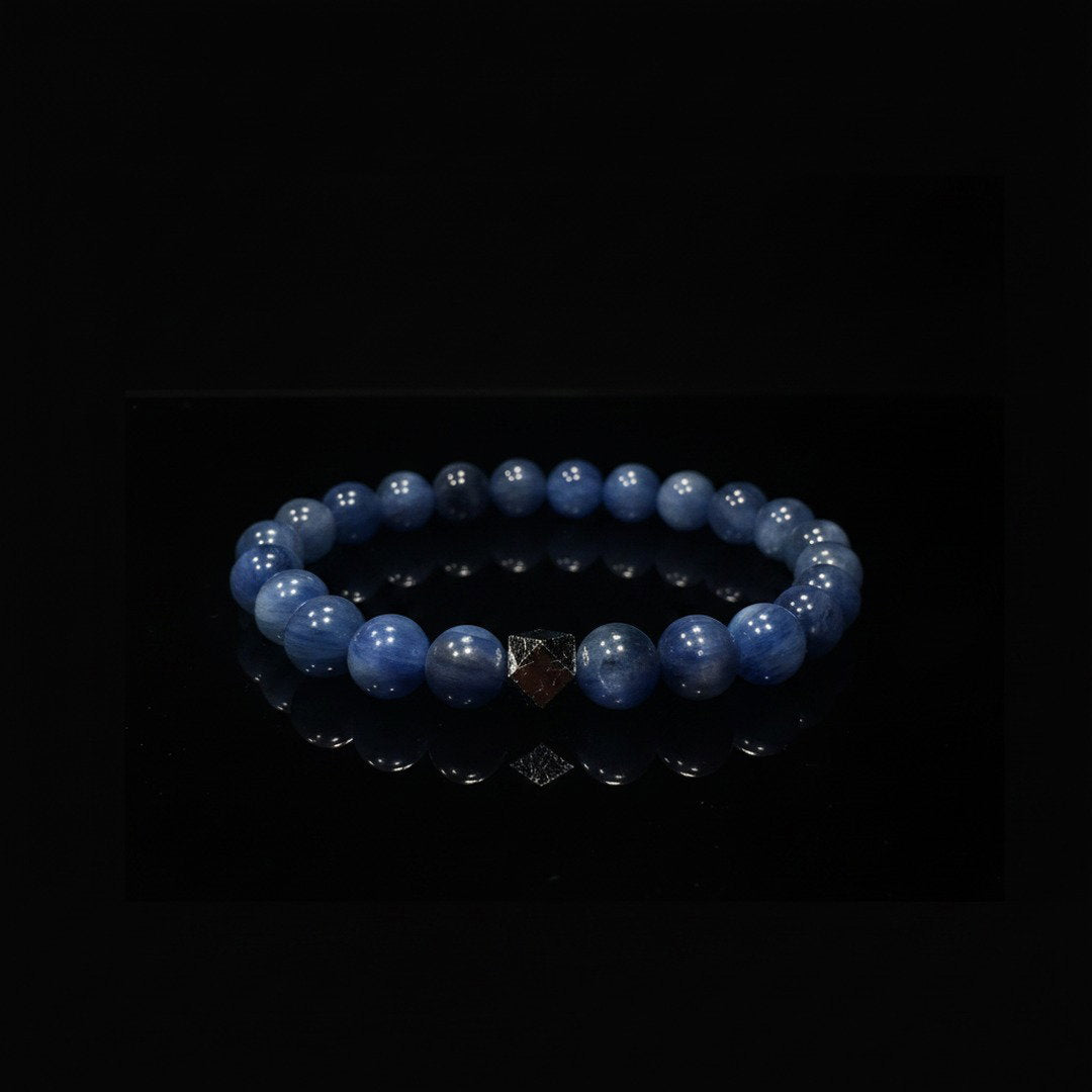 Blue Kyanite × Meteorite Energy Bracelet