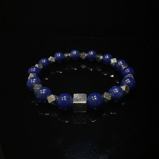 Lapis Lazuli × Meteorite Energy Bracelet
