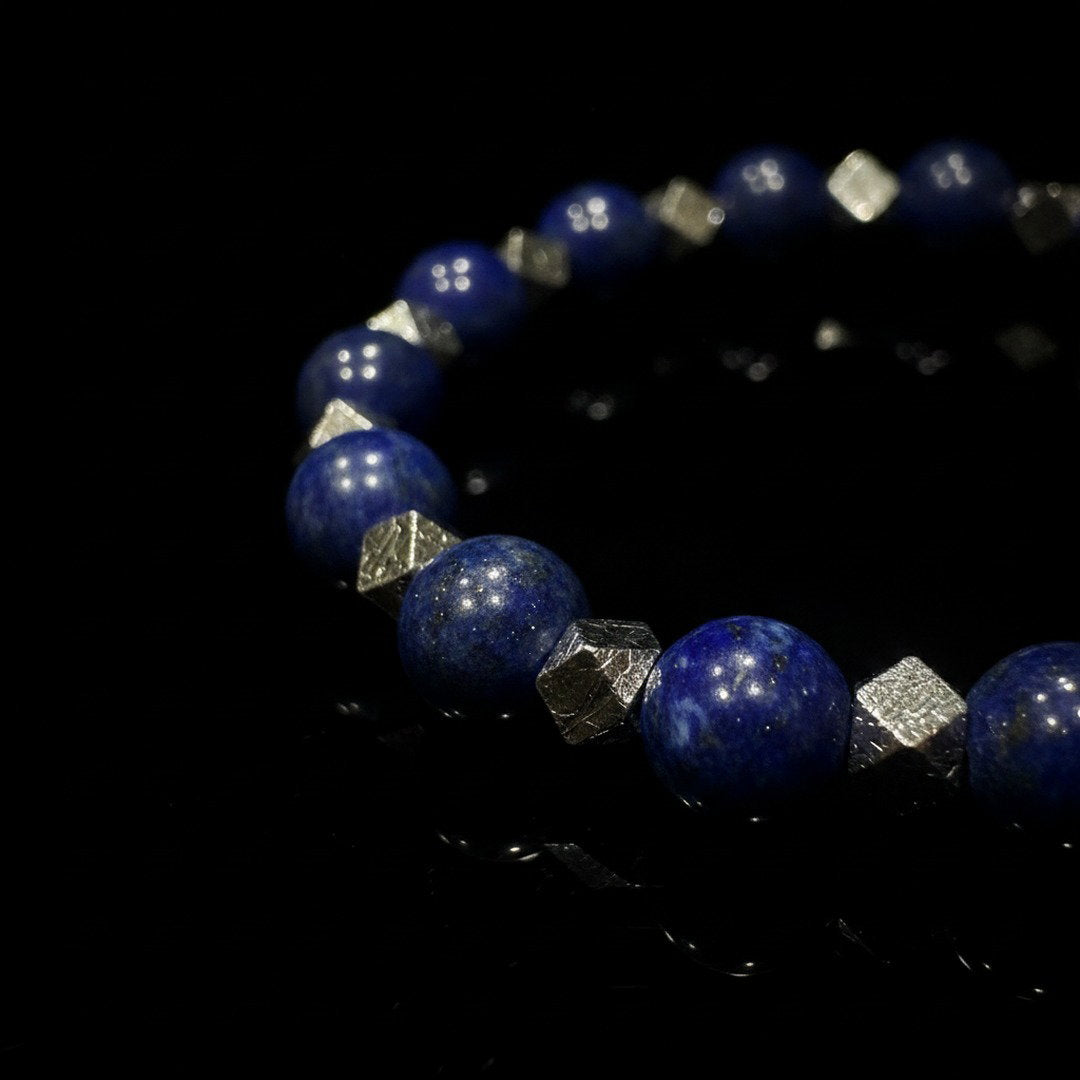 Lapis Lazuli × Meteorite Energy Bracelet