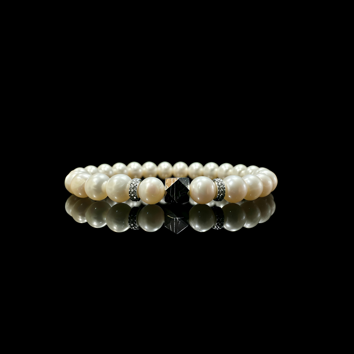 Pearl & Meteorite Bracelet