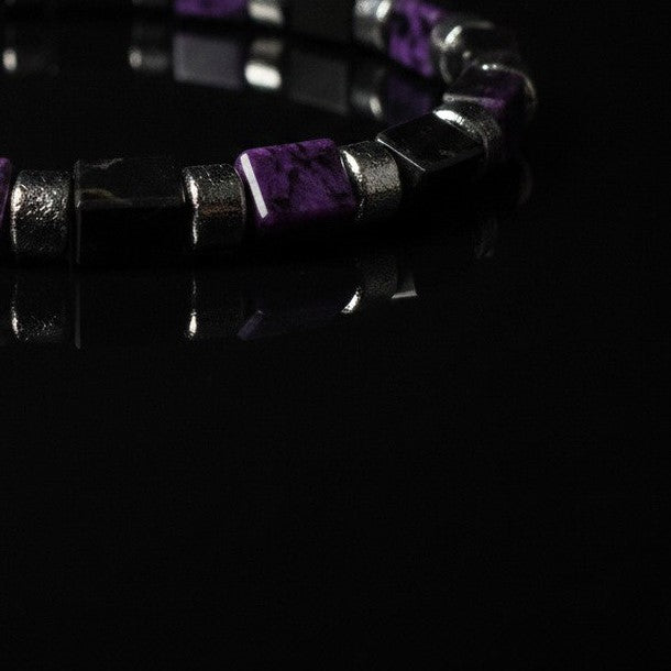 Sugilite × Meteorite Energy Bracelet