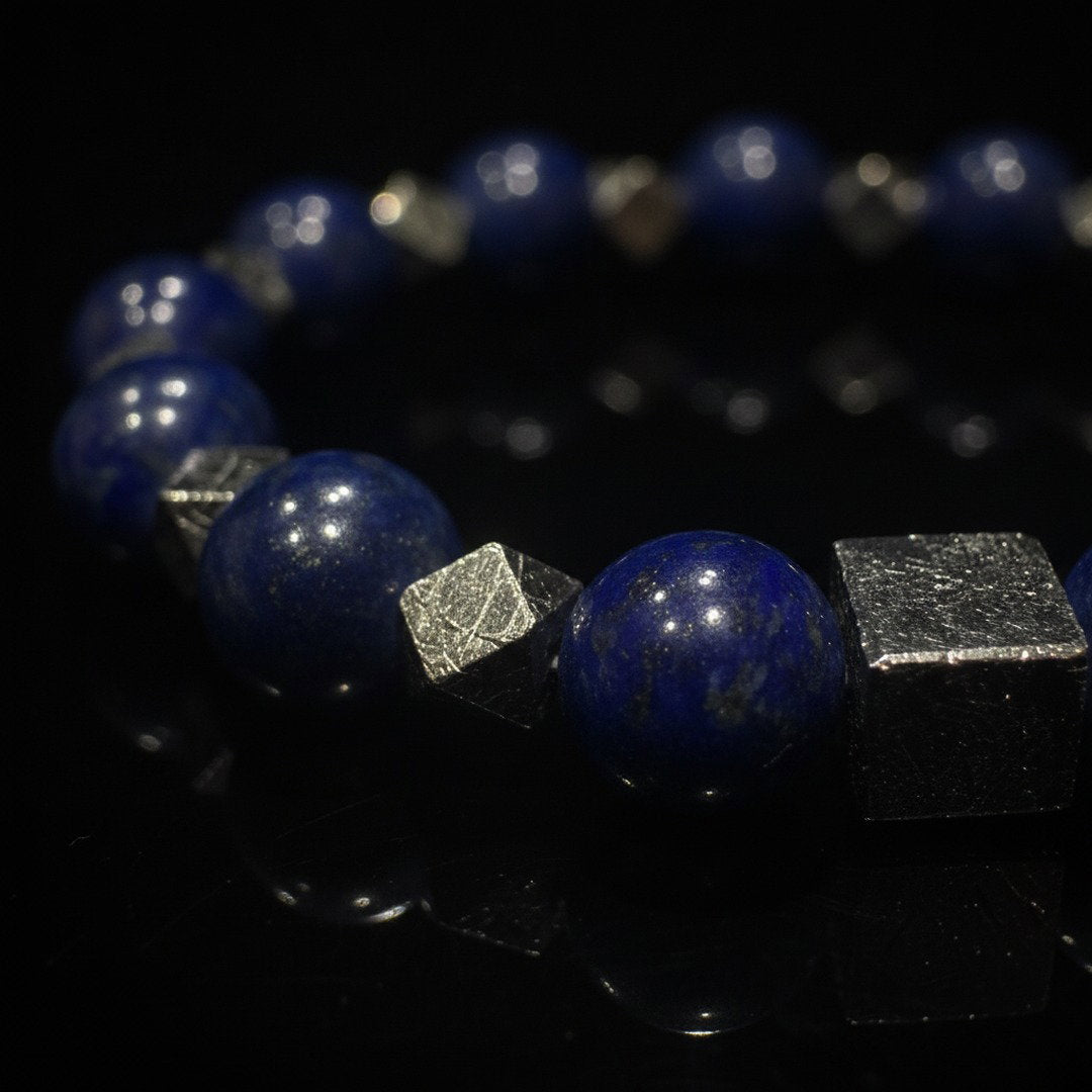 Lapis Lazuli × Meteorite Energy Bracelet
