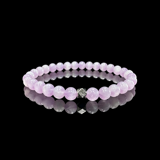 Kunzite & Meteorite Bracelet（6mm）