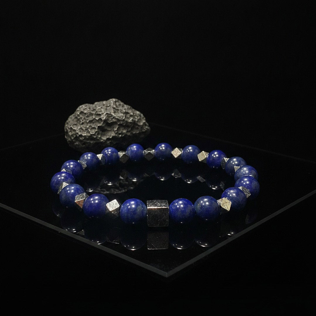 Lapis Lazuli × Meteorite Energy Bracelet
