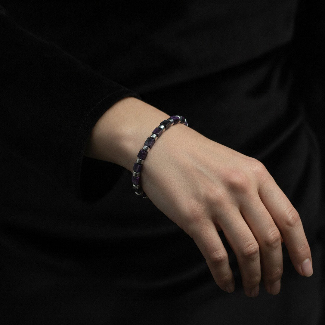 Sugilite × Meteorite Energy Bracelet