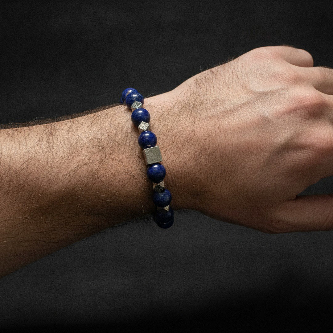 Lapis Lazuli × Meteorite Energy Bracelet
