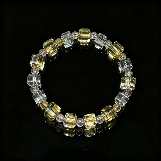 Clear Quartz & Citrine Bracelet