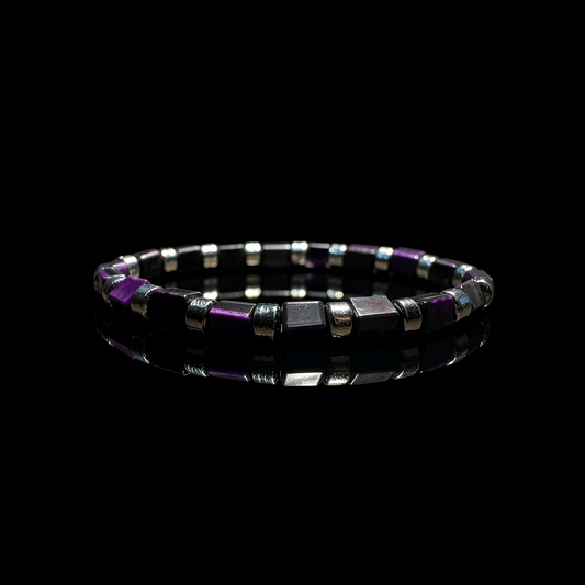 Sugilite & Meteorite Bracelet