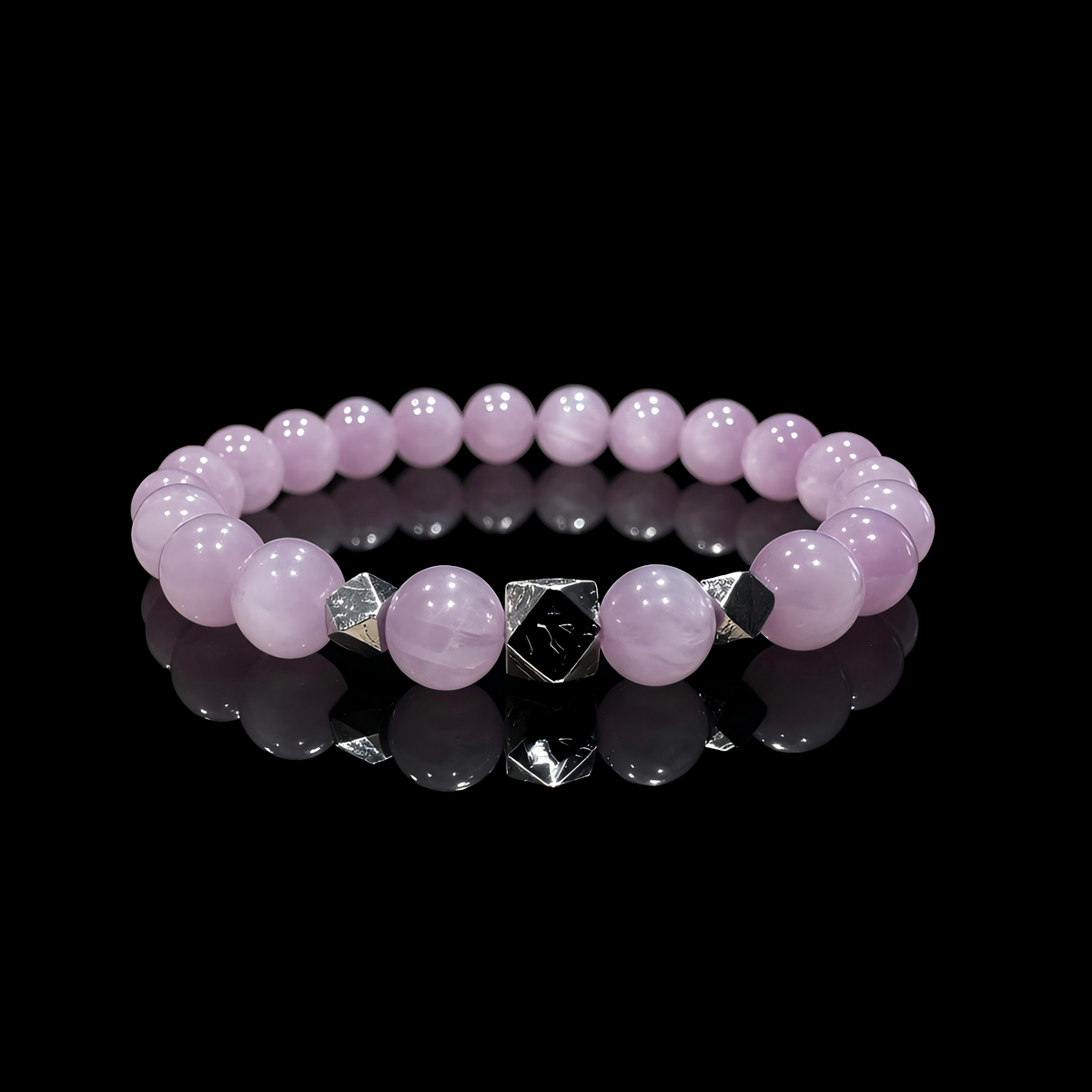 Kunzite & Meteorite Bracelet