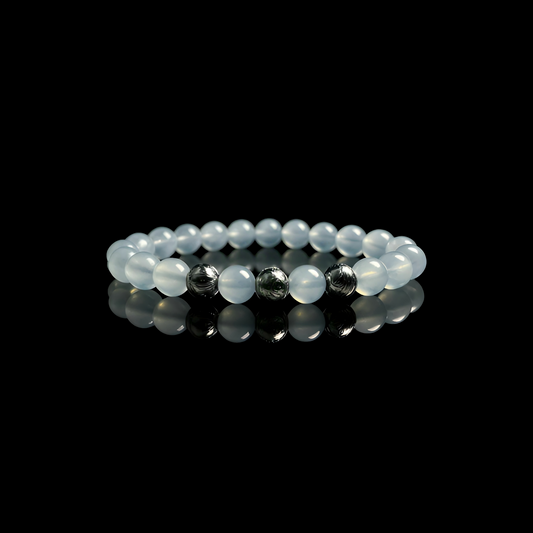 Aquamarine & Meteorite Bracelet