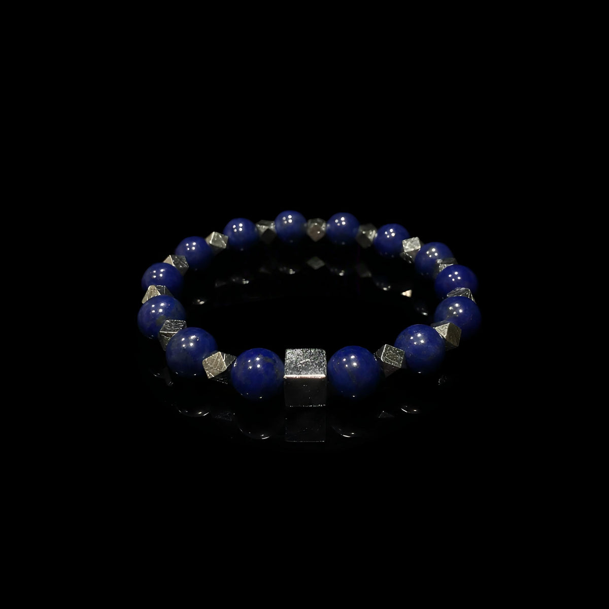 Lapis Lazuli & Meteorite Bracelet