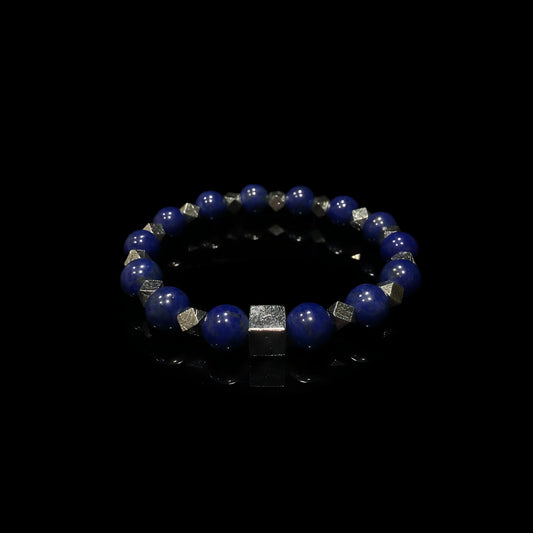 Lapis Lazuli & Meteorite Bracelet