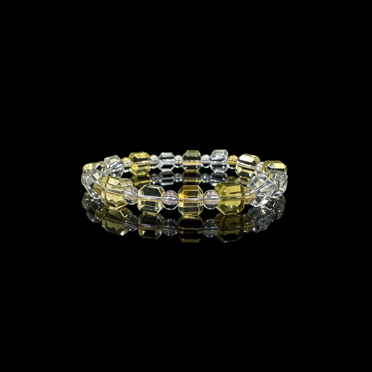 Clear Quartz & Citrine Bracelet