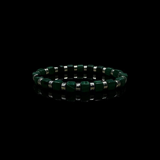 Malachite & Meteorite Bracelet