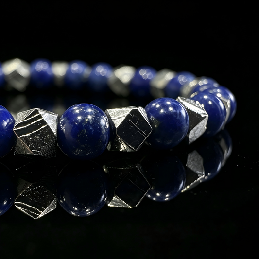 Lapis Lazuli & Meteorite Bracelet（6m）