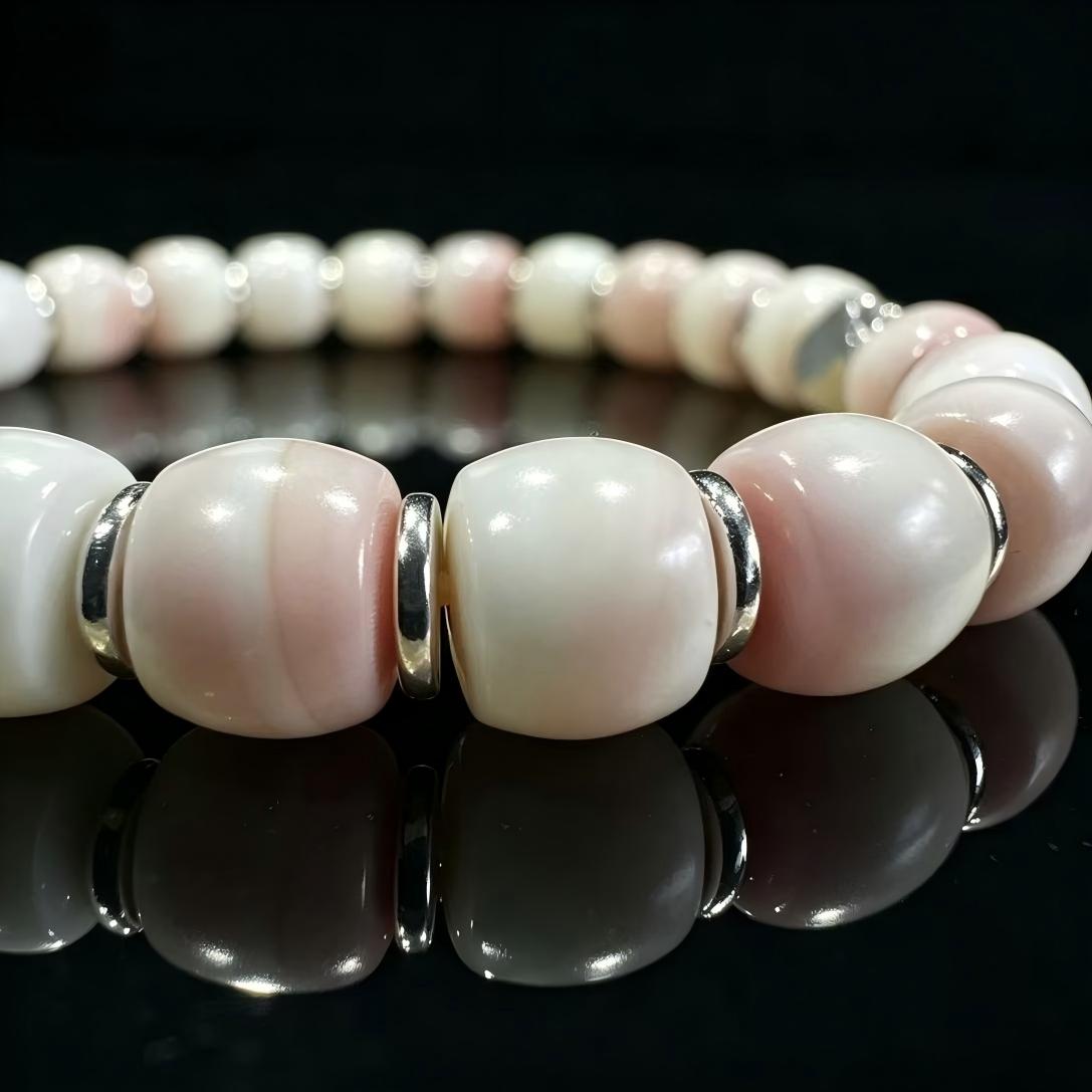 Queen Shell & Meteorite Bracelet